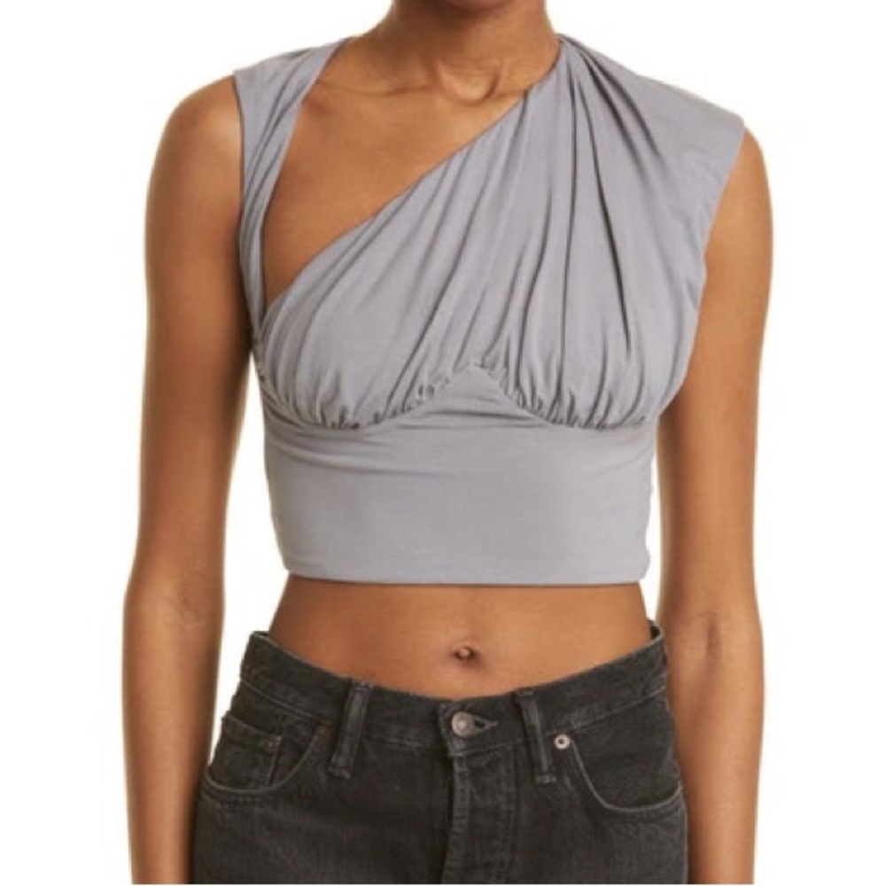 Isa Boulder‎ Sculptured Draped Crop Top Size Medium